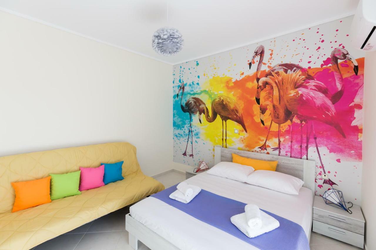 Groovy & Cozy Apt With Private Seaview Rooftop Terrace Rhodes City Exterior foto